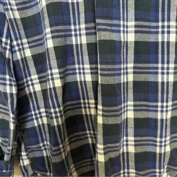 Wind River Button Up Plaid Shirt Front Pockets Blue / White / Black Size XL - Picture 11 of 16